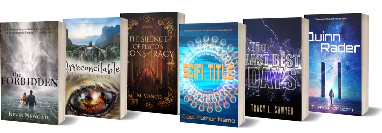 example of six premade cover designs