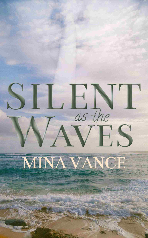 Book cover of the ocean with clouds above and woman's lower half of face.