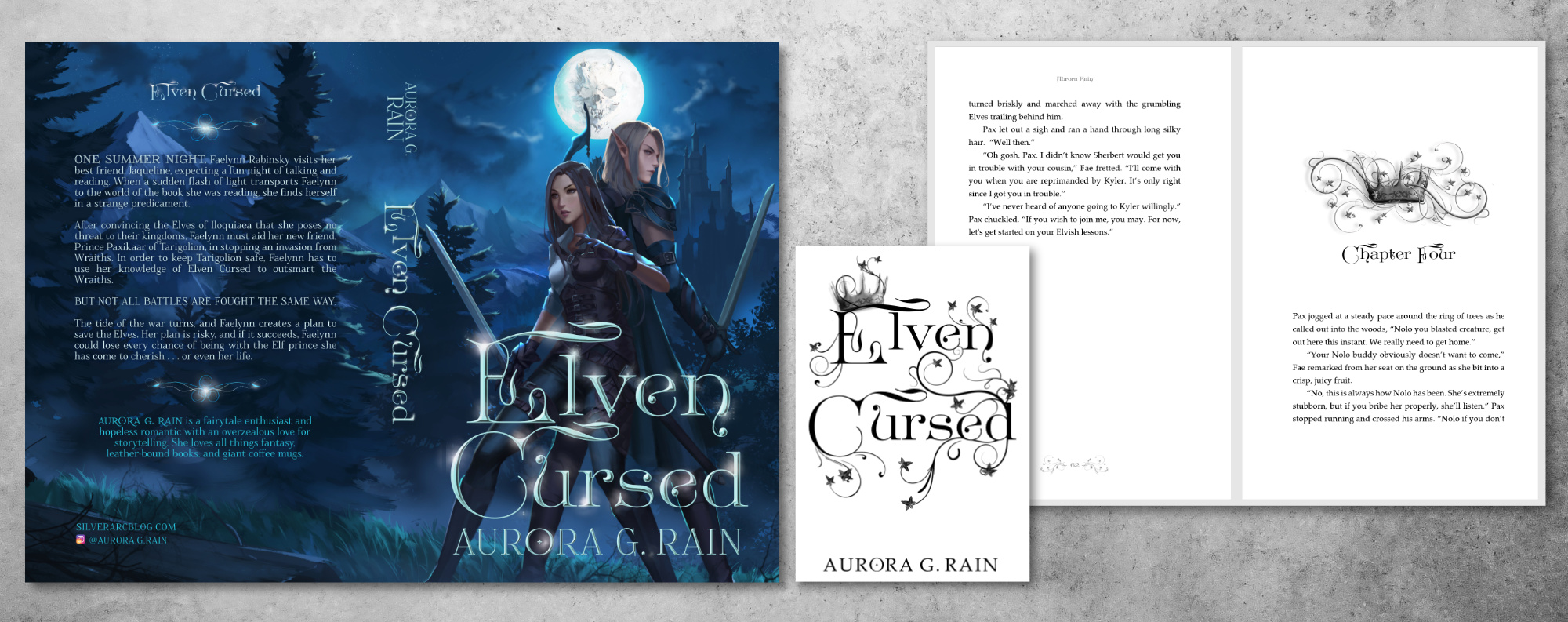 Example image of book Elven Cursed by Aurora G. Rain