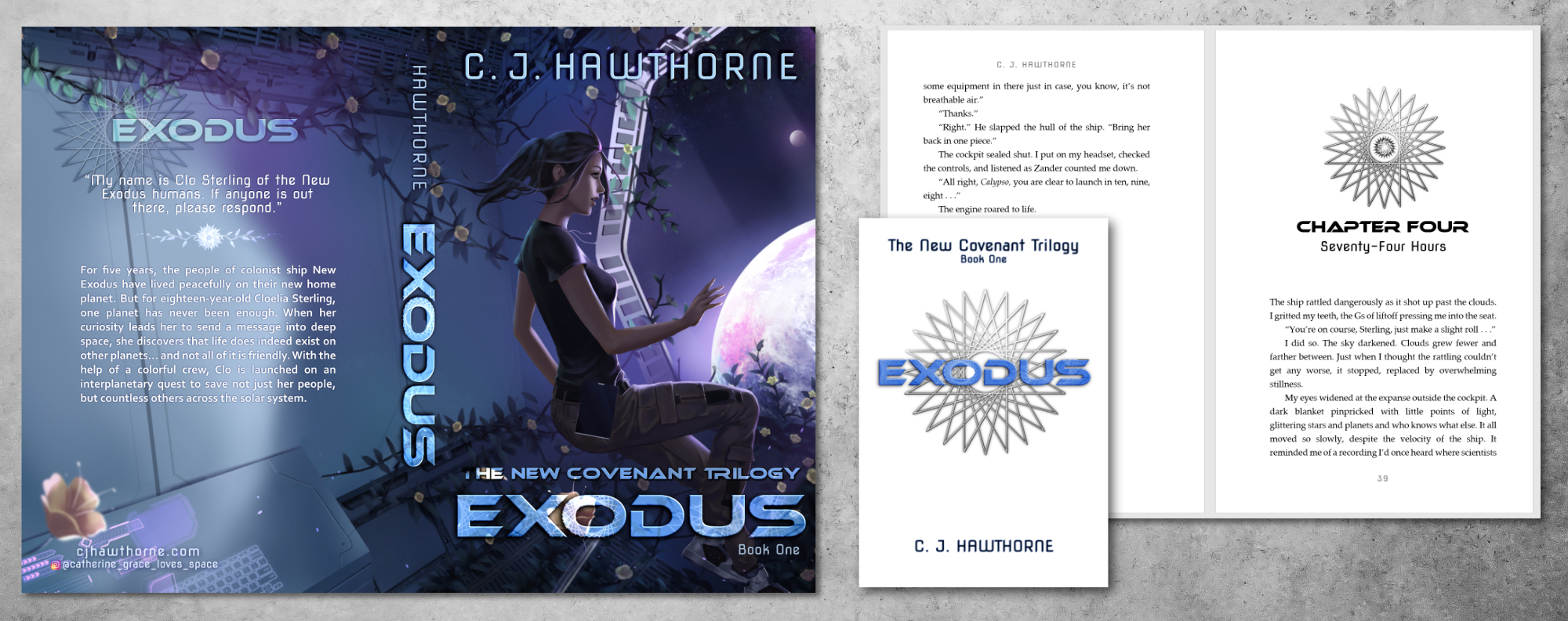 Example image of book Exodus by C. J. Hawthorne