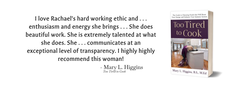 Book design Recommendation from Mary L. Higgins